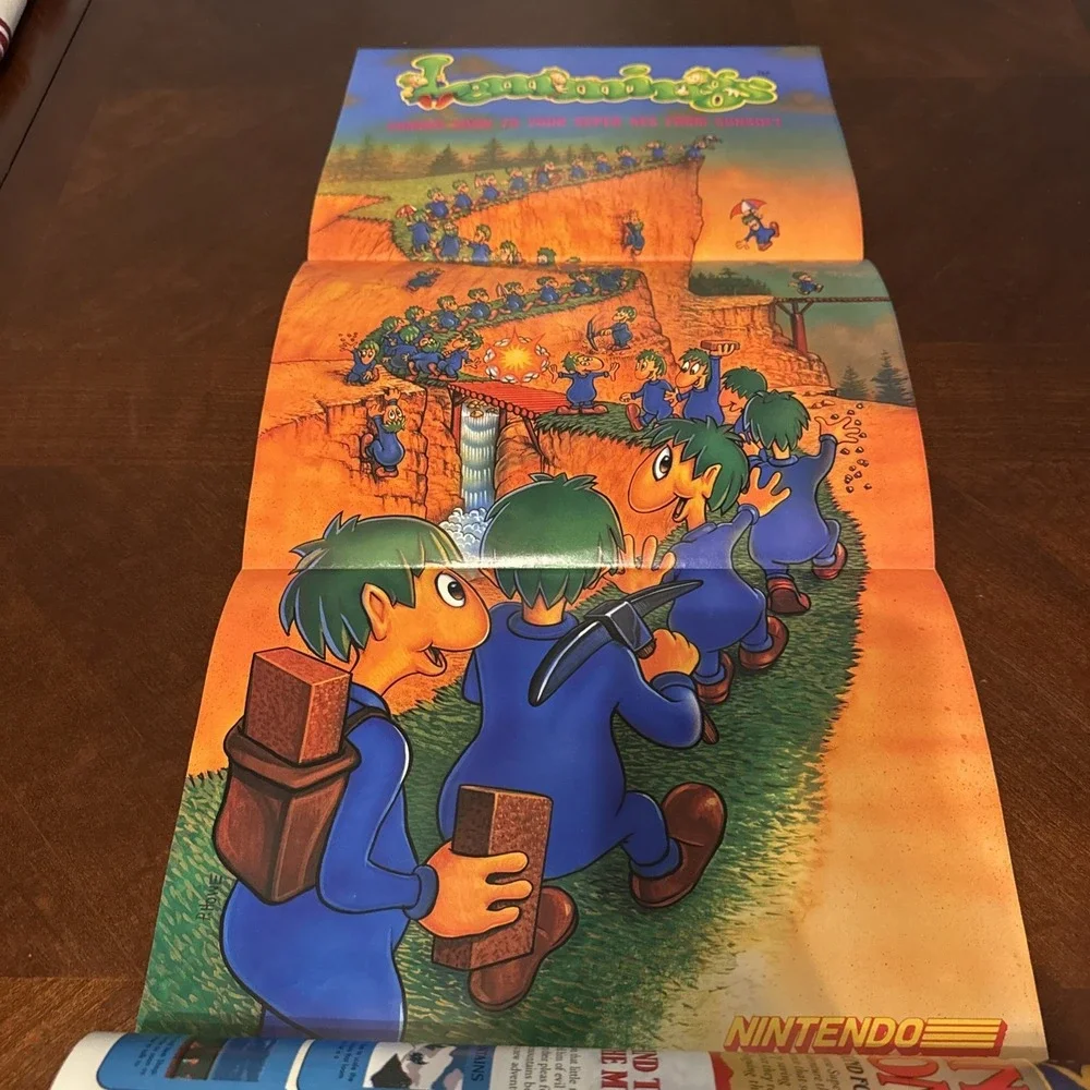 Nintendo Power Volume 33 Feb 1992 Tmnt III 3‎ Magazine w/ Poster